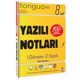 8. Sınıf Yazılı Notları 1.Dönem 1 ve 2.Yazılı-Tonguç Akademi Yayınları