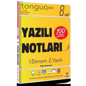 8. Sınıf Yazılı Notları 1.Dönem 1 ve 2.Yazılı-Tonguç Akademi Yayınları
