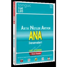 8. Sınıf Yeni LGS Ana Denemeleri Dörtlü Tonguç Akademi Yayınları