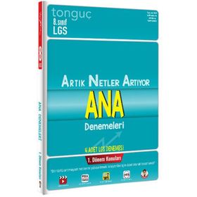 8. Sınıf Yeni LGS Ana Denemeleri Dörtlü Tonguç Akademi Yayınları