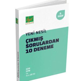 8. Sınıf Yeni Nesil Çıkmış Sorulardan 10 Deneme Kollektif Özgül Yayınları