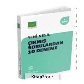 8. Sınıf Yeni Nesil Çıkmış Sorulardan 10 Deneme Kollektif Özgül Yayınları