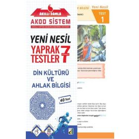 8. Sınıf Yeni Nesil Din Kültürü ve Ahlak Bilgisi Yaprak Testler-Damla Yayınları