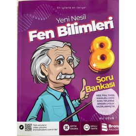 8. Sınıf Yeni Nesil Fen Bilimleri Soru Bankası Branş Akademi Yayınları