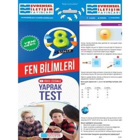 8. Sınıf Yeni Nesil Fen Bilimleri Yaprak Testler-Damla Yayınları