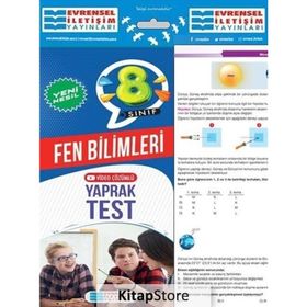 8. Sınıf Yeni Nesil Fen Bilimleri Yaprak Testler-Damla Yayınları