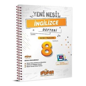 8. Sınıf Yeni Nesil İngilizce Defteri Spoiler Yayınları