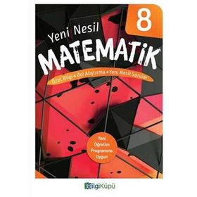 8. Sınıf Yeni Nesil Matematik Özet Bilgi Bol Alıştırma Yeni Nesil Sorular-Bilgi Küpü Yayınları