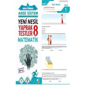 8. Sınıf Yeni Nesil Matematik Yaprak Testler-Damla Yayınları