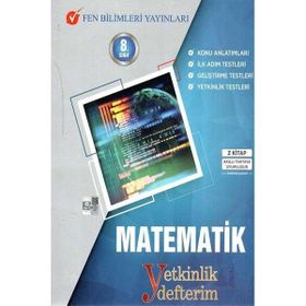 8.Sınıf Yeni Nesil Matematik Yetkinlik Defterim Fen Bilimleri Yayınları