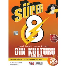 8. Sınıf Yeni Nesil Süper Din Kültürü Soru Bankası - Nitelik Yayınları