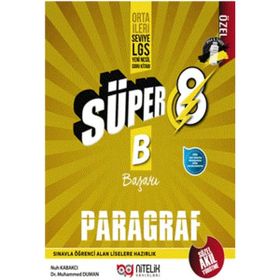 8.Sınıf Yeni Nesil Süper Paragraf Soru B Nitelik Yayınları