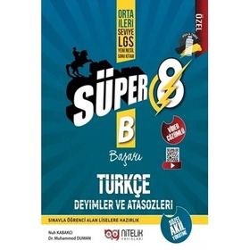 8.Sınıf Yeni Nesil Süper Türkçe Deyimler ve Atasözleri Soru Bankası Nitelik Yayınları