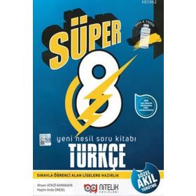 8.Sınıf Yeni Nesil Süper Türkçe Soru Kitabı Nitelik Yayınları
