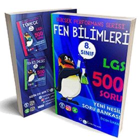 8. Sınıf Yüksek Performans Fen Bilimleri 500 Soru Bankası-İdol Yayınları
