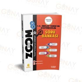 8. Sınıf Zoom Serisi T.c. İnkılap Tarihi Ve Atatürkçülük Soru Bankası-Günay Yayınları