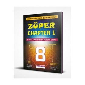 8. Sınıf Züper Chapter 1 5 Adet Tüm Dersler Denemesi-Platon Yayınları