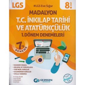 8. Sınıflar İçin Madalyonun İnkılap Tarihi ve Atatürkçülük Gezegen Yayıncılık