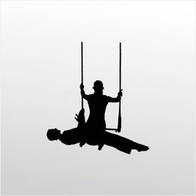 80 cm Akrobat Folyo Sticker
