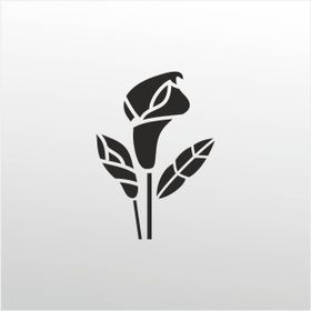 80 cm Çiçek Deseni Folyo Sticker