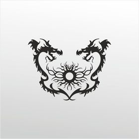 80 cm Ejderhalar Folyo Sticker