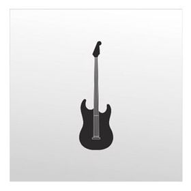 80 cm Elektro Gitar Folyo Sticker