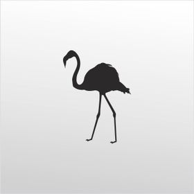 80 cm Flamingo Folyo Sticker