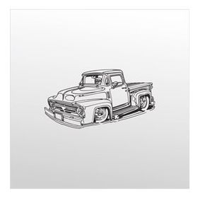 80 cm Klasik Araba Folyo Sticker