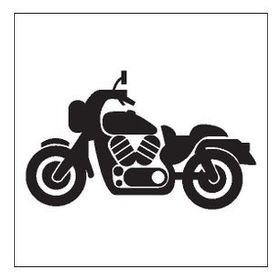 80 cm Motorsiklet Folyo Sticker