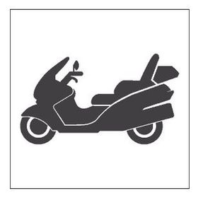 80 cm Motorsiklet Folyo Sticker