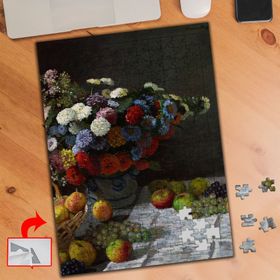 801 Çiçekli Meyveli Natürmort Monet 240 Parça Puzzle Yapboz Tablo