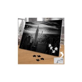 801867 Siyah Şehir Görüntüsü 240 Parça Puzzle Yapboz