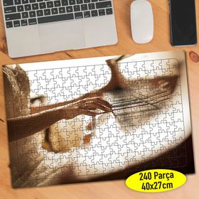 80268442 Piyano Çalan Sanatkar Eller 240 Parça Puzzle Yapboz
