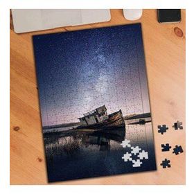 8041 Yıldızlı Gökyüzü Altında Eski Batık Gemi 240 Parça Puzzle Yapboz