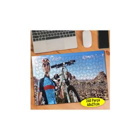 80684883 Dağ Bisikleti Sporcu Genç Adam 240 Parça Puzzle Yapboz