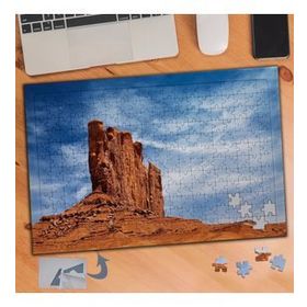 807 Kızıl Taş Kaya Mavi Gökyüzü 240 Parça Puzzle Yapboz Tablo