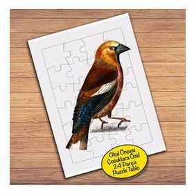 80773 Minik Serçe Kuş Çocuklara Özel Puzzle Yapboz Tablo