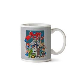 80s Cartoon Heroes Optimus Prime Ghostbusters Baskılı Kupa Bardak