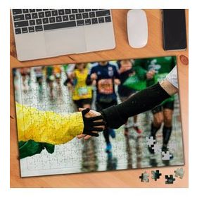 81040179 Maraton Koşucuları Desteği 240 Parça Puzzle Yapboz