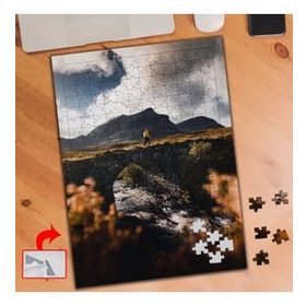 811 Dağ Ova Yürüyüş Bulutlar 240 Parça Puzzle Yapboz Tablo