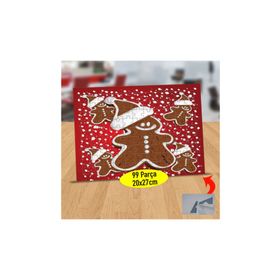 811 Merry Christmas Neşeli Kurabiye 99 Parça Puzzle Yapboz Tablo
