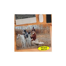 81287996 Rus Borzoy Cinsi Köpek 240 Parça Puzzle Yapboz