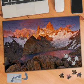 813 Taş Kayalıklar ve Güneş Işığı 240 Parça Puzzle Yapboz Tablo