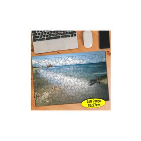 816211 Eski Rustik Gemi Deniz Manzara 240 Parça Puzzle Yapboz