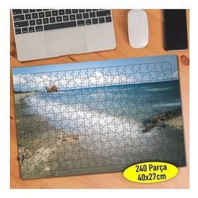 816211 Eski Rustik Gemi Deniz Manzara 240 Parça Puzzle Yapboz