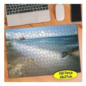 816211 Eski Rustik Gemi Deniz Manzara 240 Parça Puzzle Yapboz