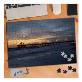 817 Gün Batımında Deniz Manzarası 240 Parça Puzzle Yapboz Tablo