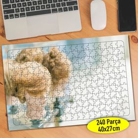 81842360 Güzellik Merkezi Peruklu Model 240 Parça Puzzle Yapboz