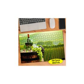 8228 Toskana İtalya Üzüm Şarap Fıçısı 240 Parça Puzzle Yapboz