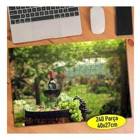8238 Toskana İtalya Kırmızı Üzüm Şarabı 240 Parça Puzzle Yapboz